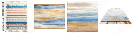 Wallpaper Mural Watercolor Rugs Collection: Four Bohemian Inspired Carpets for Home Decor Torontodigital.ca