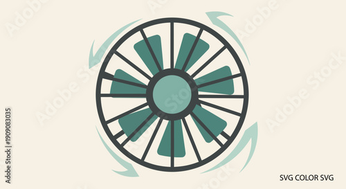 Cooling Fan Illustration