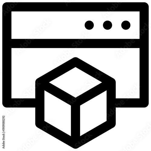 Software. Editable stroke vector icon.