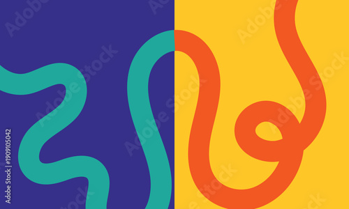 Colorful Motivational Posters with Abstract Shapes. Bright abstract posters with flowing shapes and motivational quotes like Stay Inspired, Move Forward, Keep Learning, and Grow Daily.

