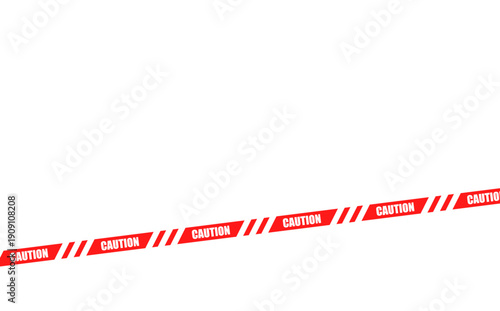 Quadro su tela dander tape. crime scene tape. warning caution police tape