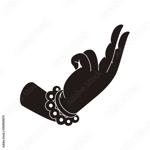 The designs of various Buddhist symbols, gestures, vector logos, and symbols are all rooted in Eastern aesthetics. They utilize free brushstrokes and negative space in their composition, expressing va