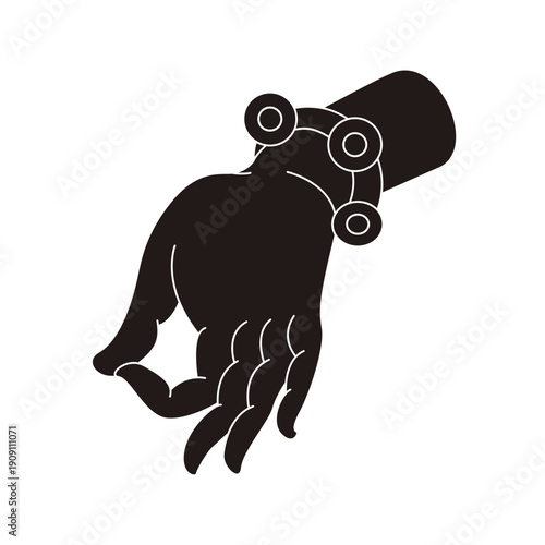 The designs of various Buddhist symbols, gestures, vector logos, and symbols are all rooted in Eastern aesthetics. They utilize free brushstrokes and negative space in their composition, expressing va