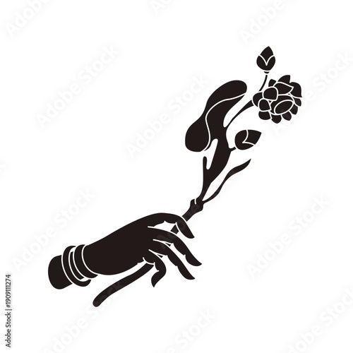 The designs of various Buddhist symbols, gestures, vector logos, and symbols are all rooted in Eastern aesthetics. They utilize free brushstrokes and negative space in their composition, expressing va