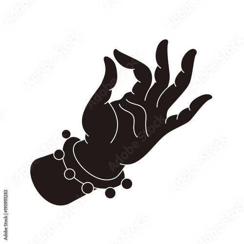 The designs of various Buddhist symbols, gestures, vector logos, and symbols are all rooted in Eastern aesthetics. They utilize free brushstrokes and negative space in their composition, expressing va