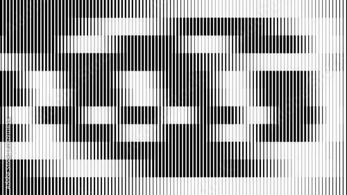 Geometric Halftone Stripe Composition. Parallel Lines with Gradual Density Transition in Monochrome. Abstract Modern Vector Surface for Layout and Illustration.