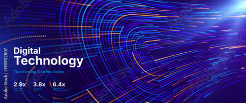 Predictive Analytics Framework with Layered Data Pipelines and Abstract Algorithmic Patterns in a Scalable Cloud Ecosystem. Tech Science Vector Illustration.