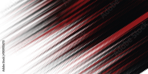 Halftone dots red and blue color pattern gradient grunge texture background. Dot pop art comic sport style vector illustration. modern background