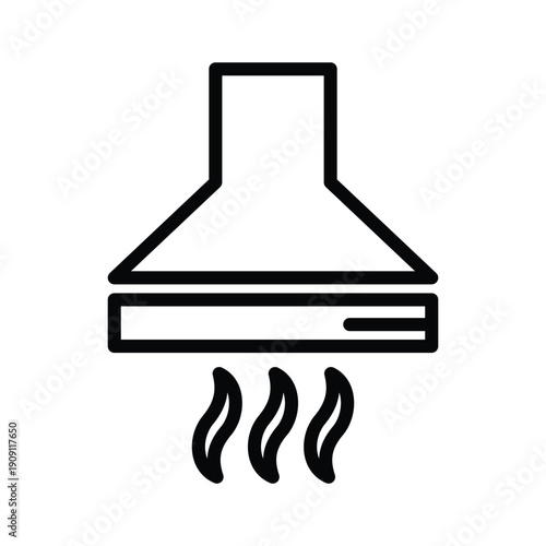 Kitchen extractor icon
