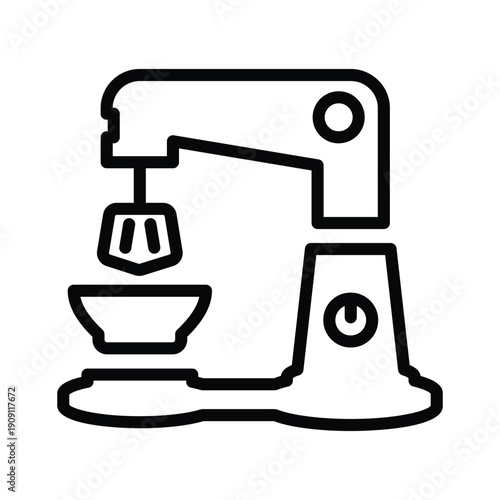 Kitchen mixer icon