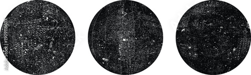 Grunge post Stamps Collection, Circles. Banners, Insignias , Logos, Icons, Labels and Badges Set . vector distress textures.blank shapes.