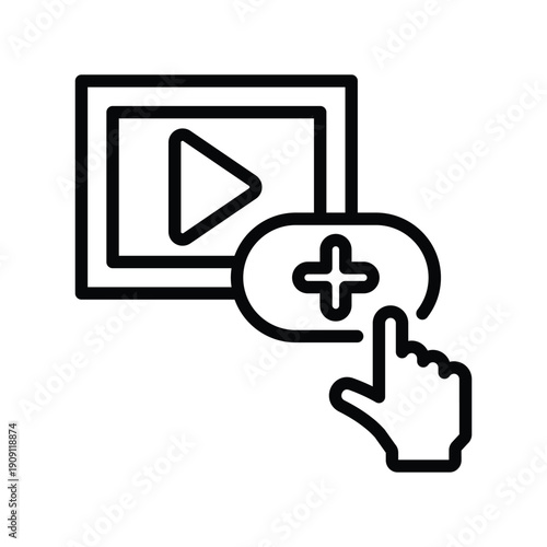 Video subscription icon