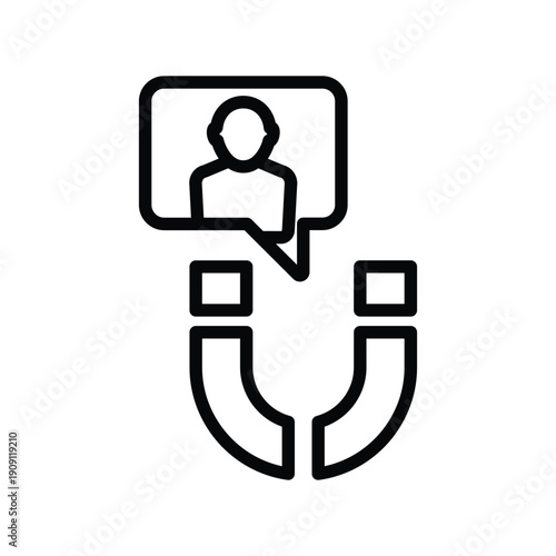 Attract followers Icon