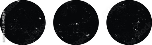 Grunge post Stamps Collection, Circles. Banners, Insignias , Logos, Icons, Labels and Badges Set . vector distress textures.blank shapes.