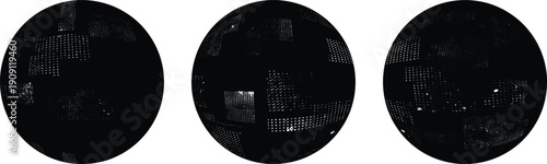 Grunge post Stamps Collection, Circles. Banners, Insignias , Logos, Icons, Labels and Badges Set . vector distress textures.blank shapes.