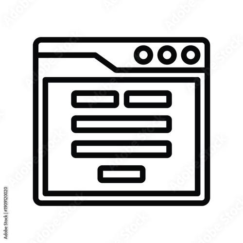 Form submit interface icon