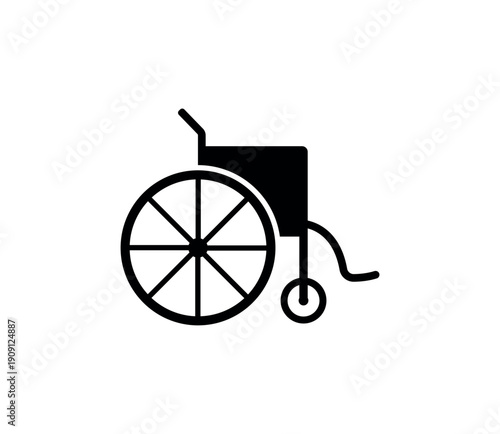Wheelchair Accessibility Symbol Icon Vector