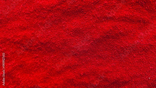 Red Fabric Texture Background