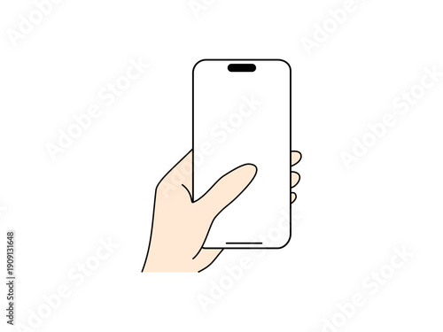 スマホを操作する手1