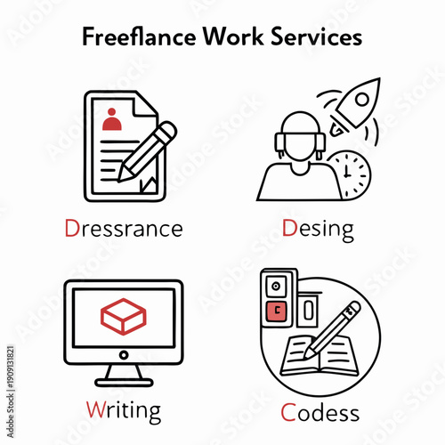 Freelance work services offered online