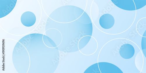 Abstract geometric background gradient soft light blue bokeh for Graphic technology futuristic geometric