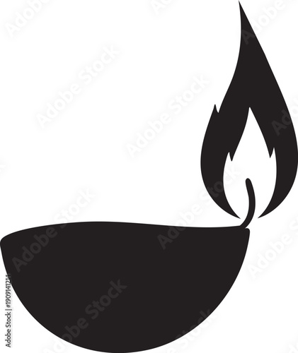 A black and white vector illustration of a shark silhouette designed as a nature sign or animal tattoo element for a modern logo