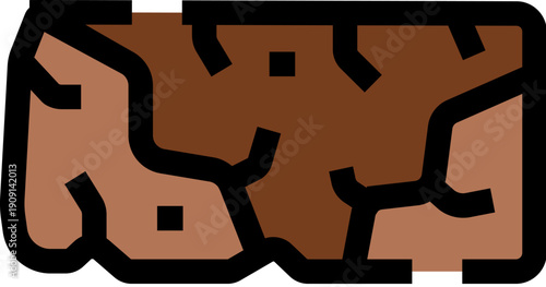 Cracked brown earth surface demonstrating severe drought conditions, symbolizing environmental challenges, scarcity of water, and global warming impacts