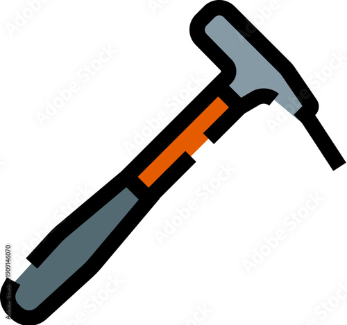 Rock hammer, an essential tool for geology and fieldwork, helping professionals and students in mineral prospecting, fossil excavation, and earth science research activities