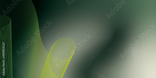 Light yellow and teal abstract shape background with grainy gradient and black noisy texture for wide banner poster and header design