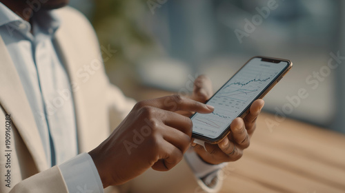Complex investment data visualizations reflect strategic wealth management, passive income planning, and financial independence goals in a digital-first world. cinematic color correction, natural