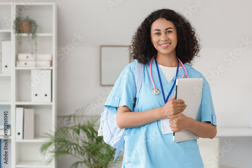 Female African-American med...