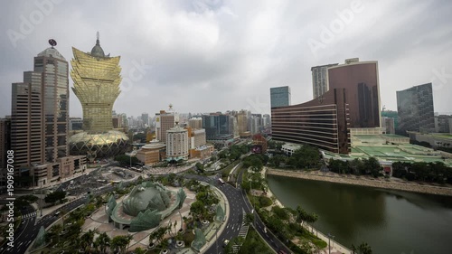 amazing macau skyline in daytime