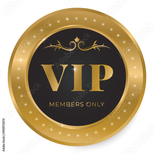 vip badge design
