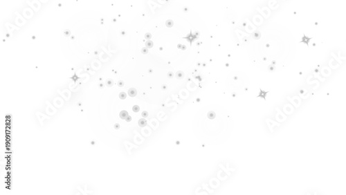 Silver Sparkles and Scattered Stars Glitter Overlay Effect on White Background for Elegant Luxury Design Celebration Wedding Party Decoration Elements Digital Art Photo Enhancement