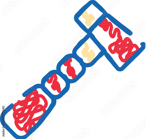 Blood clot - thrombosis - obstructing fluid flow within a human blood vessel, showing potential medical complications like embolism and cardiovascular disease