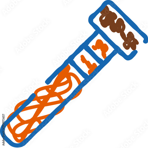 Razor illustration depicting personal care and hygiene practices like shaving and grooming, presenting a simple graphic element for designs related to beauty or morning routines