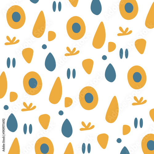 seamless pattern with easter eggs