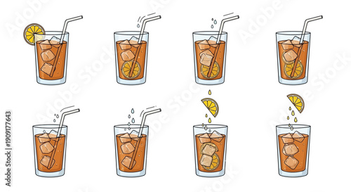 Iced Tea Refreshment: Step-by-Step Preparation and Garnish