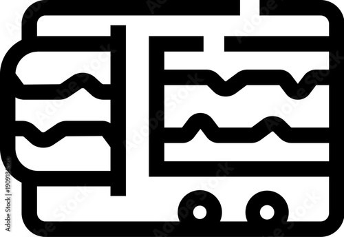 Oscilloscope device depicting multiple electronic signal waves on a display, representing data measurement and analysis in a laboratory or scientific research setting