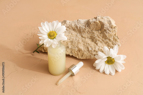 Decorative stone, flowers a...