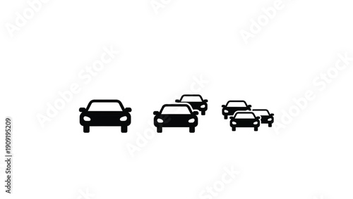 Car on the road vector illustration of vehicles and transport icons