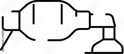 Manual resuscitator bag, a critical piece of medical equipment, illustrating first aid and emergency breathing assistance for patients in critical care and healthcare settings