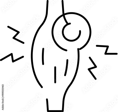 Human arm experiencing discomfort and inflammation in the elbow region, indicating an injury, muscle strain, or joint ache requiring medical attention or health care