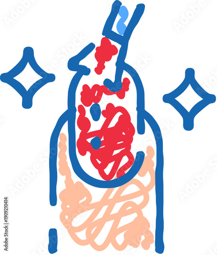 Human fingernail receiving fresh red polish during a manicure, symbolizing beauty, grooming and nail art in a clean, isolated salon style treatment scene