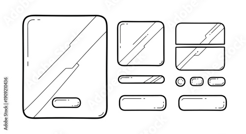 Smartphone with gavel on screen symbolizing mobile justice