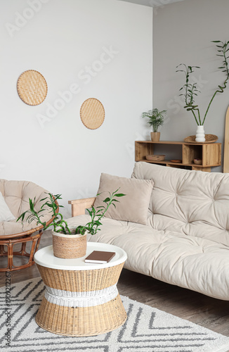 Stylish interior of light l...