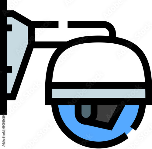 Dome cctv camera system is securely mounted, offering comprehensive security, monitoring, and protection for public safety and private property against threats and unauthorized access