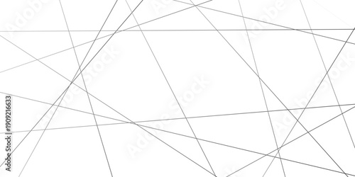 Luxury banner black geometric lines overlap design. Golden Seamless random chaotic lines on transparent background.