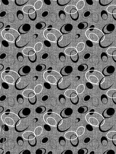 Black White Abstract Wallpaper Pattern | Modern Wall Art Background | Contemporary Gray Textured Wall Decor for Living Room, Bedroom, Hallway, Minimalist Interior Design