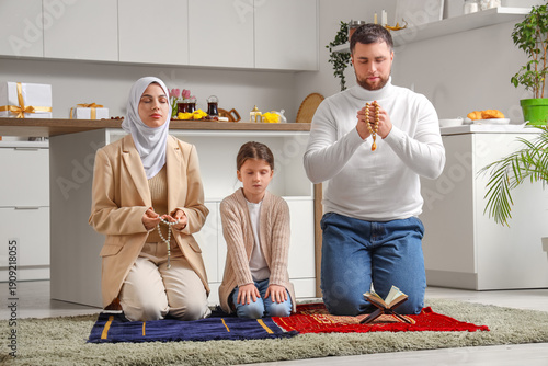 Little Muslim girl with her...